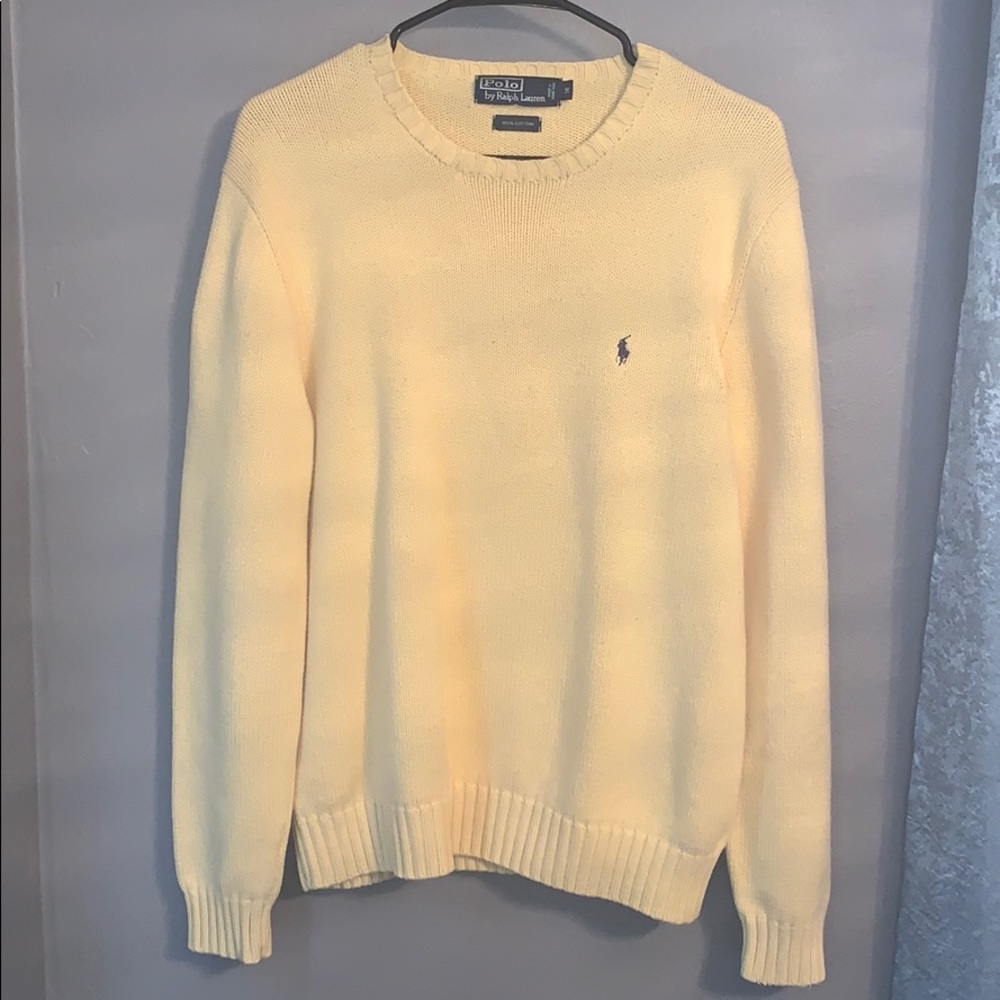 Polo by Ralph Lauren 100% Cotton Crewneck Sweater